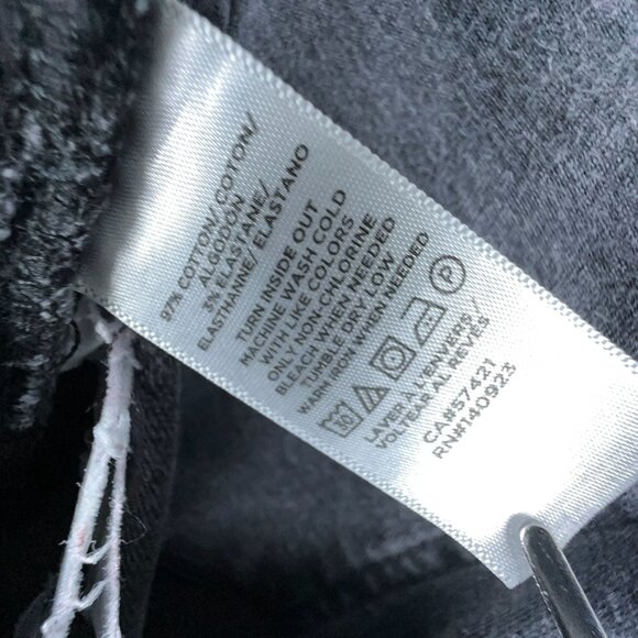 Made and Loved Loft Jeans The Curvy Skinny Stretch Womens Black Size 30/10 - Picture 6 of 11